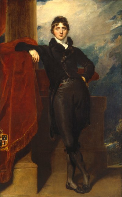Lord Granville Leveson-Gower, Later 1st Earl Granville by Thomas Lawrence